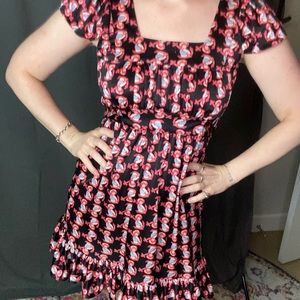 Betsey Johnson Vintage Nautical Sailor Girl Dress